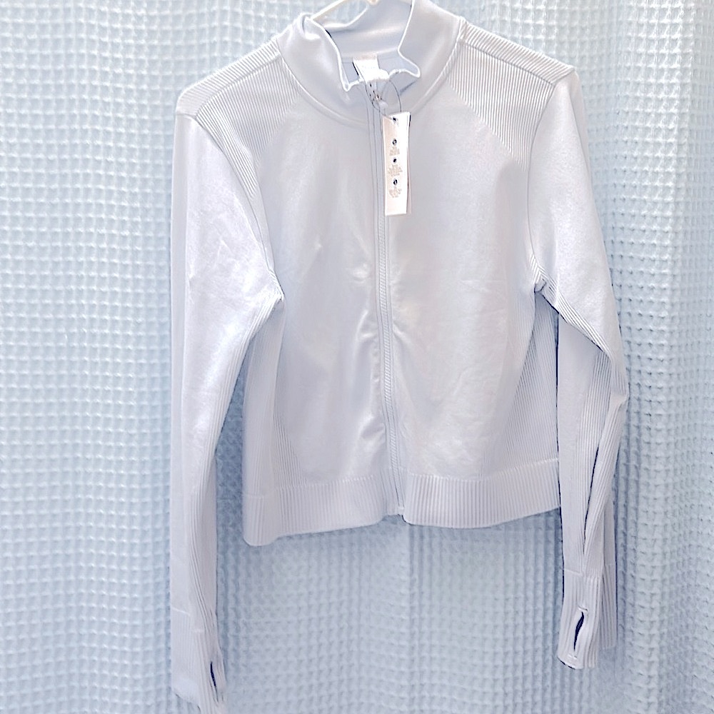 Brand new Calvin Klein xl performance zip up beautiful baby blue